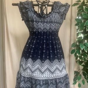 ALMOST FAMOUS Off-the-Shoulder, Halter Mini Dress - Size L